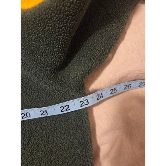 VTG NFL Greenbay Packers Hoodie Sweatshirt M Green Yellow Fleece Embroidered - Picture 9 of 9
